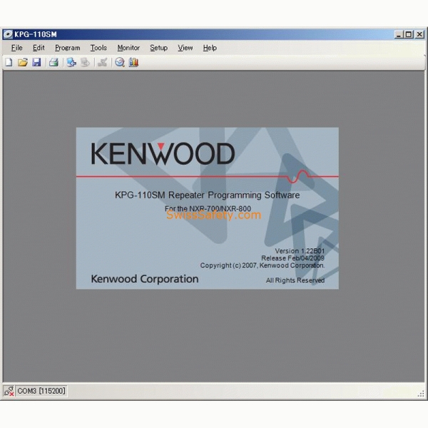 KENWOOD KPG 110-SM  PC-Programmiersoftware