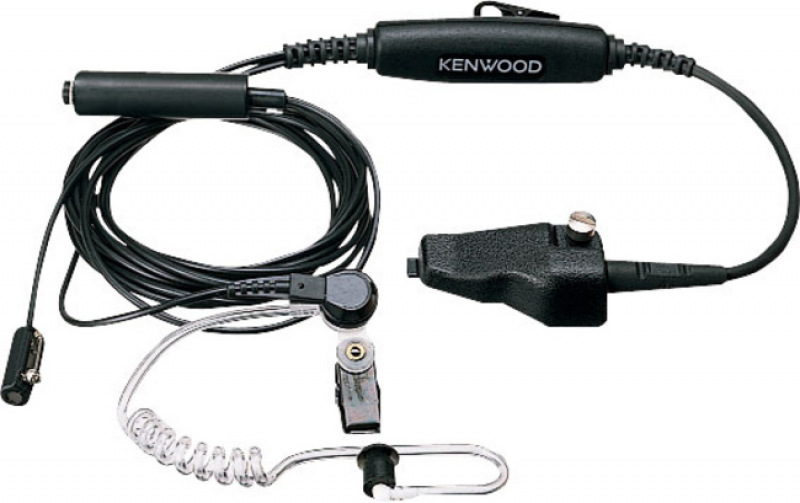 KENWOOD KHS-12BL Tarnmikrofon mit Ohrhörer