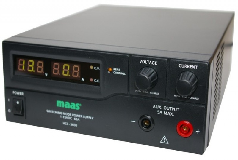 MAAS HCS-3600 Schaltnetzteil 1-15V DC / 0-60 A